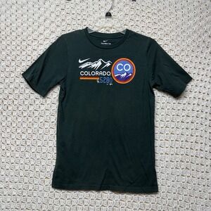 Nike Colorado Rockies City Connect T-Shirt Men's Sz L  Green Short Sleeve Cotton